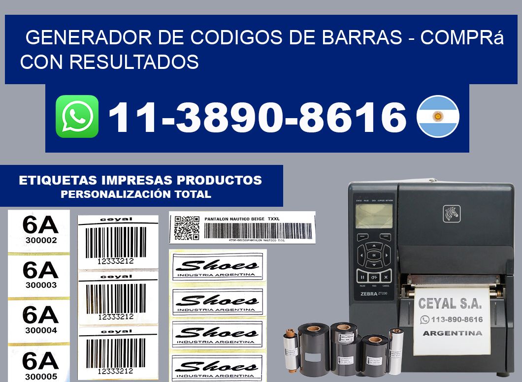 generador de codigos de barras - Comprá con resultados