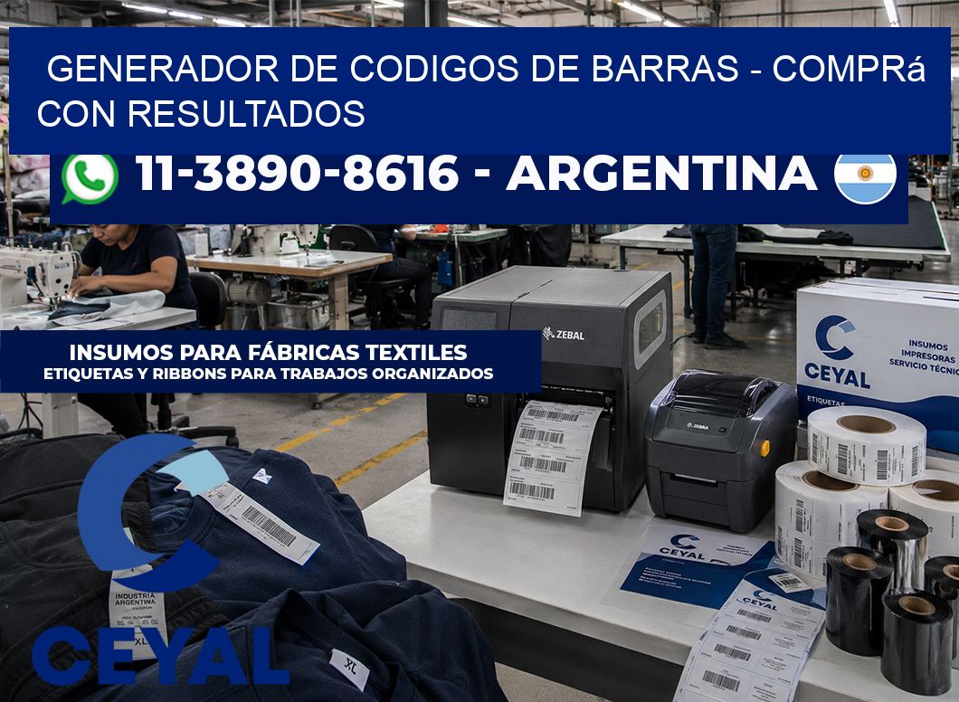 generador de codigos de barras – Comprá con resultados