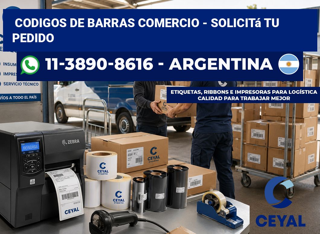 Codigos de barras comercio – Solicitá tu pedido