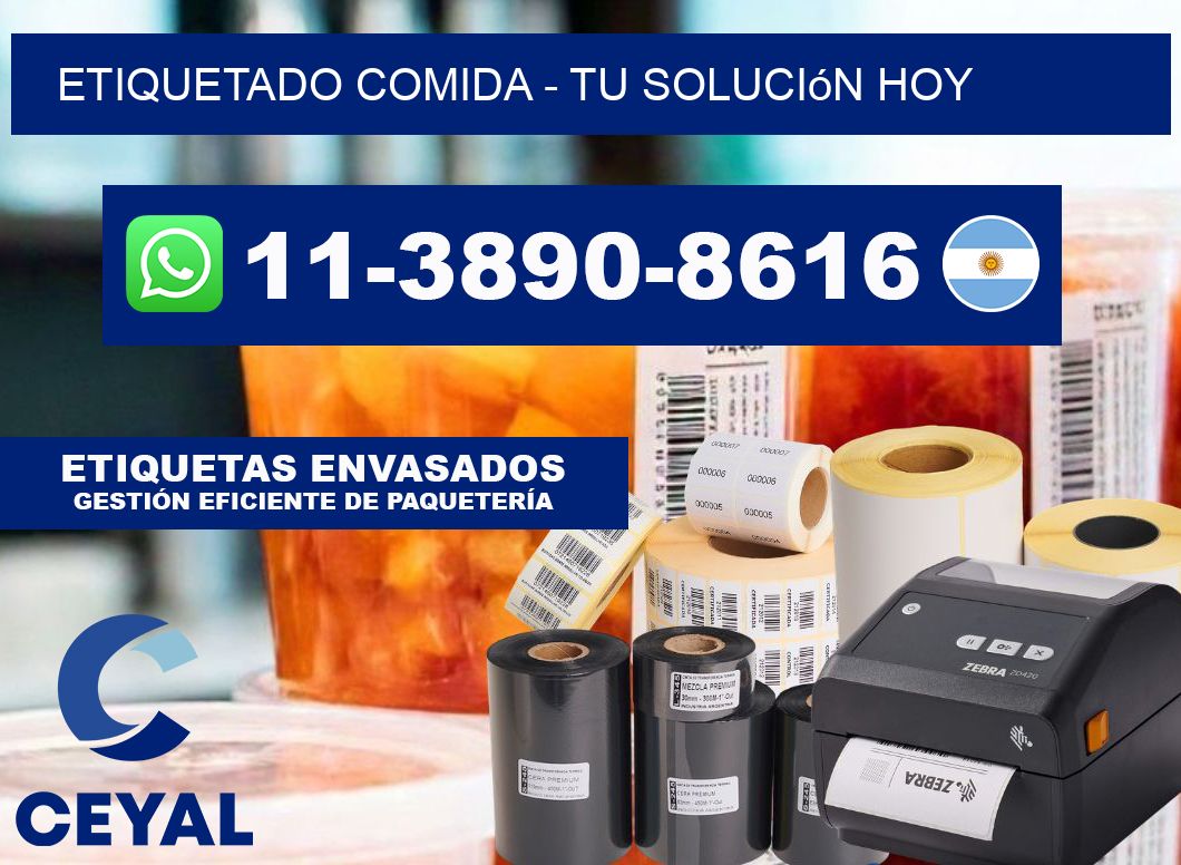 Etiquetado comida - Tu solución hoy