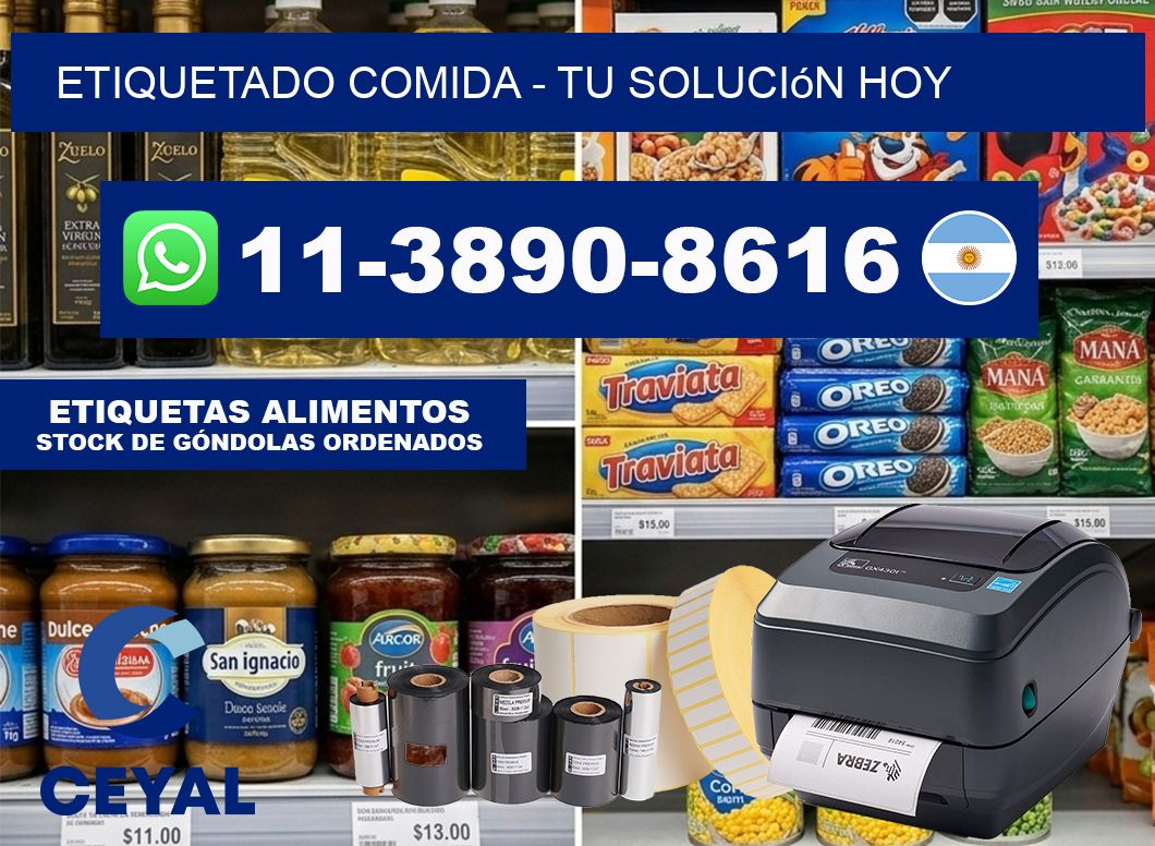 Etiquetado comida – Tu solución hoy