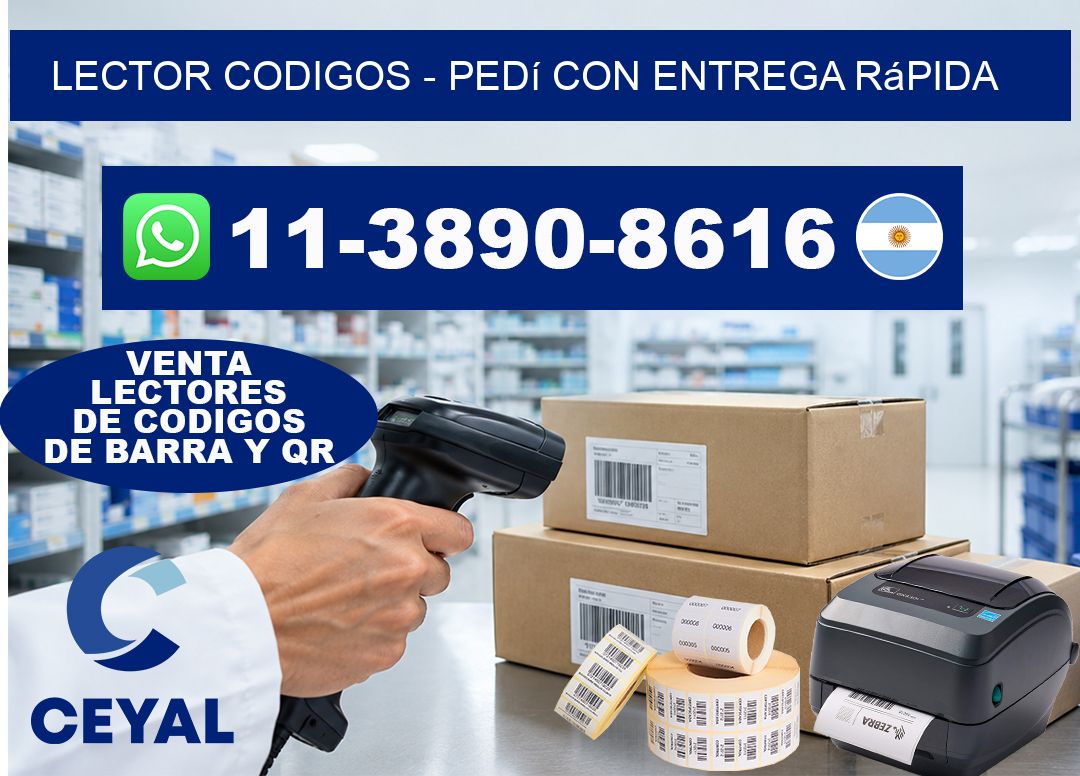 LECTOR CODIGOS - Pedí con entrega rápida