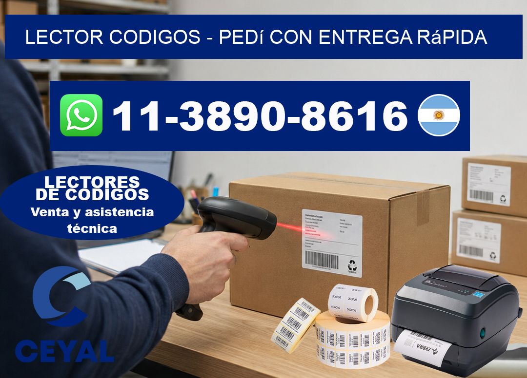 LECTOR CODIGOS - Pedí con entrega rápida
