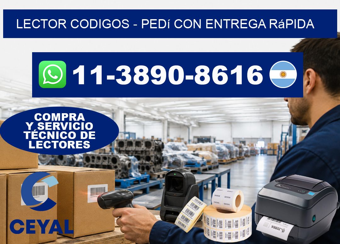 LECTOR CODIGOS – Pedí con entrega rápida