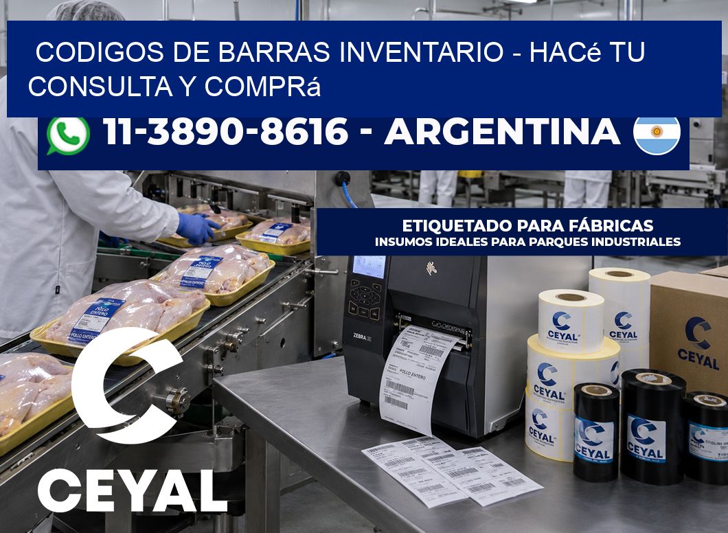 codigos de barras inventario – Hacé tu consulta y comprá