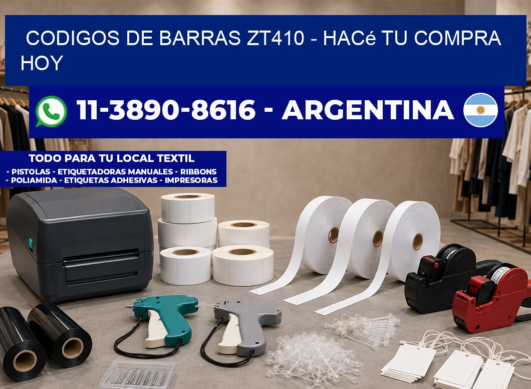 codigos de barras zt410 - Hacé tu compra hoy