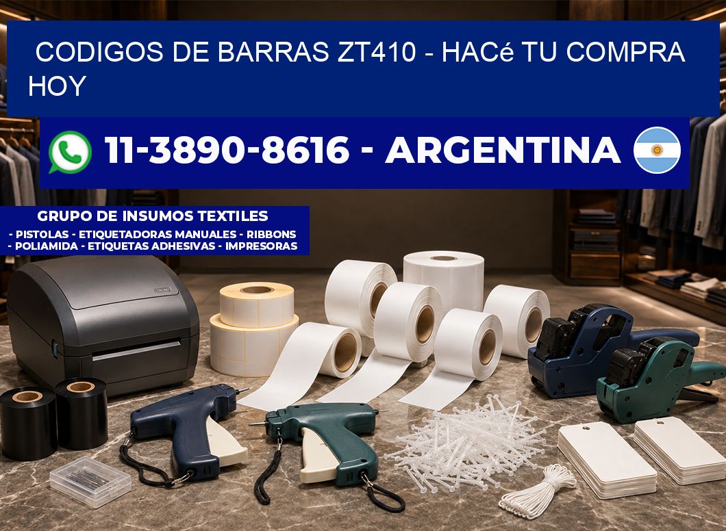 codigos de barras zt410 – Hacé tu compra hoy