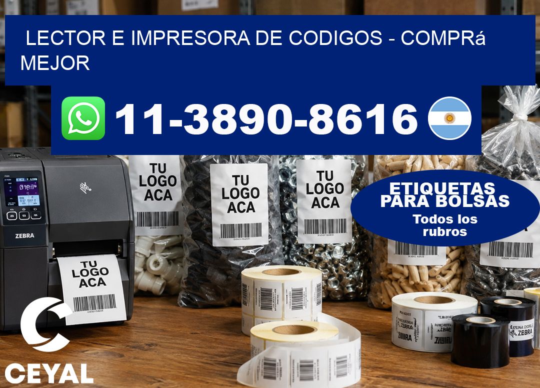 lector e impresora de codigos – Comprá mejor