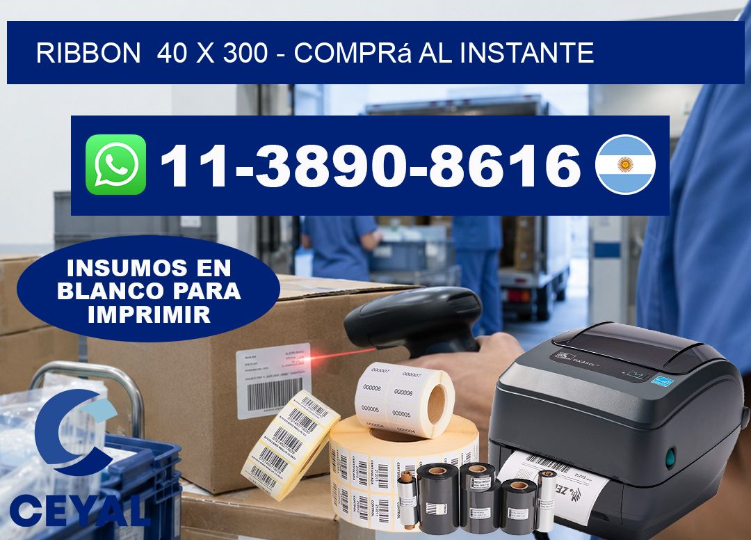 ribbon  40 x 300 - Comprá al instante