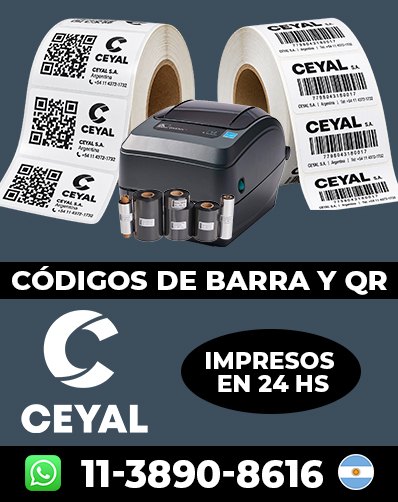 Códigos de barras para indumentaria San Martín