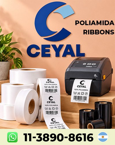 ETIQUETAS TERMICAS EN ROLLO CON RIBBON - Armá tu próxima compra