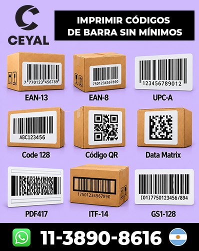 Impresora Zebra Para Códigos De Barras De Productos Arg